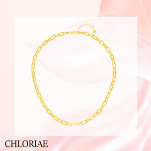 [클로리에] 925 실버 볼륨 클립 체인 목걸이 [Y]