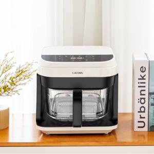 루컴즈 유리 에어프라이어 5.5L Y055A01-V 대용량 간편세척