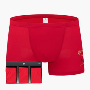 [제임스딘]제임스딘 빨강 패션 남자 사각 드로즈 팬티 3매 세트 JHMDBZ06