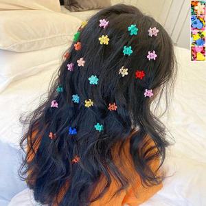 미니 사이즈 헤어 집게핀 50P 어린이 데일리 머리핀