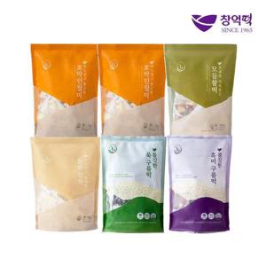 [창억]창억떡 5종세트 (호박인절미2봉+모듬찰떡+동부찰떡+쑥구름떡+흑미구름떡)