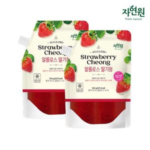 [자연원] 알룰로스 딸기청 500g x 2팩