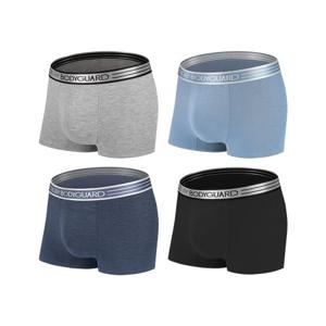 [2+2]보디가드 주니어 남아 스틸밴드 모달 팬티 4종 드로즈 세트