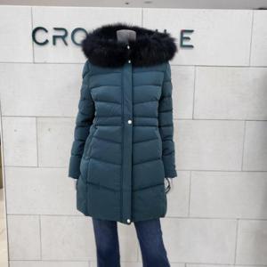 [크로커다일레이디]스트레치 중기장 다운패딩CLEWDW209-GR_BP