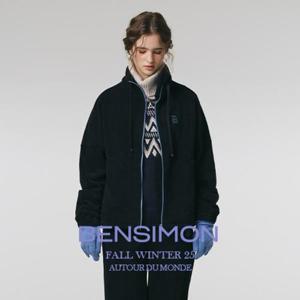 [벤시몽]25FW  여성 배색포인트 플리스 셋업