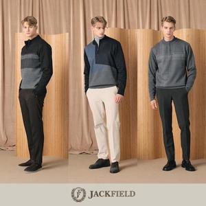 [잭필드][파격기획가] 잭필드 남성 기모 본딩 하프 집업 니트 3종_23918186_634696
