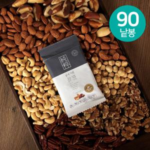 [산과들에]오직견과 프리미엄 하루견과 순수가온 90봉 설 선물 (브라질너트,피칸 外)
