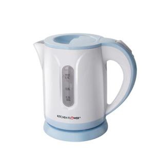 키친플라워 미니블루 전기포트 무선 전기주전자 물 차주전자 0.8L