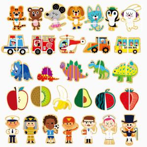 자석나라 유아 자석 퍼니퍼즐 학습 교구 6종 택