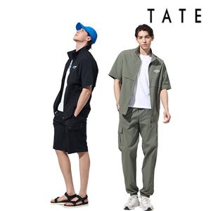 [런칭가 69,900원][TATE] 테이트 25SS 남성 NEW+ 리얼 퍼포먼스 에어 썸머 셋업 3PCS (아노락 하프 점퍼 + 하프 팬츠 + 롱팬츠)