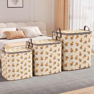 다용도 이불 옷 정리 보관 케이스 곰돌이 이불정리함 WFGYJM1