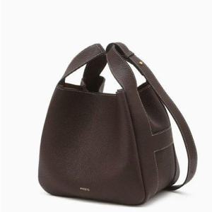 갤러리아_[헤지스ACC] HIBA5F321D2 버건디 로고프린트 소가죽 토트백