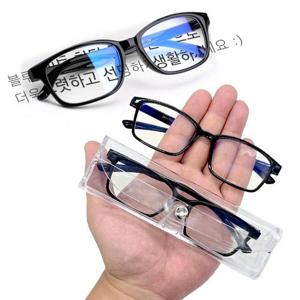 휴대용 돋보기 안경테 블루라이트 차단 가벼운 초경량 안경 확대경 노안 독서