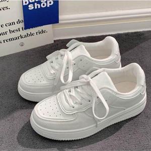 여성운동화 여자 깔끔한 화이트 인솔 스니커즈 무지 운동화 여성캔버스화 HWF616EF