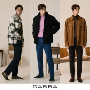 [최저가][GABBA] 가바 남성 더블 웜기모 데님 팬츠 3종