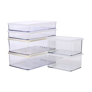 납작이깊은실속세트(깊은2호(아이보리) 2개+깊은3호(반투명) 2개+납작2호(반투명) 2개)