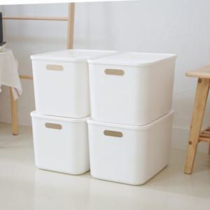 보노홈 리빙박스 팬트리 정리함 L 4개 펜트리 수납