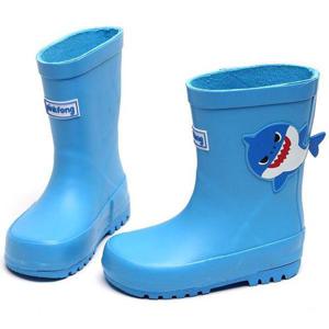 [나린키즈]핑크퐁 아빠상어 큐티입체 고무장화 유아 아동 어린이 레인부츠 갯벌체험