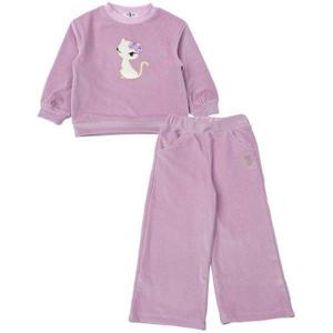 갤러리아_프렌치캣 겨울 연보라 밍크 골지 MTM+바지 셋업 Q55DDT270/Q55DDP170