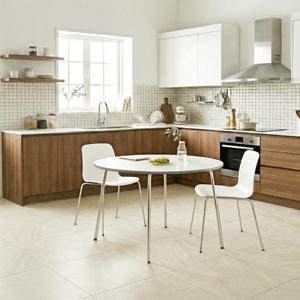 동서가구 E0 모아 800 원형 식탁 테이블 크롬 다리 DF927618