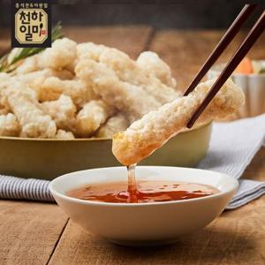 [천하일미] 홍석천 이원일 찹쌀탕수육300g 5팩+소스125g 매콤 새콤 5팩 맛 선택 가능