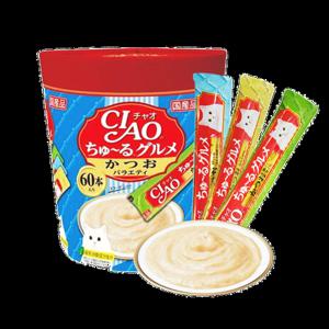 [이나바] 챠오 츄르 구루메 가다랑어 버라이어티 60P