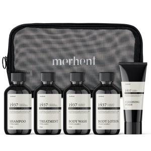 메르헨트 여행용 트래블키트 5종 호텔 어매니티 세면도구 휴대용 샴푸 바디워시 트리트먼트 바디로션 세안