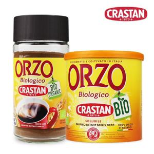 크라스탄 유기농 디카페인 보리 커피 오르조 보리차 125g+85g 1세트 카페인없는 차