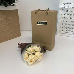 5송이 조화 비누장미 선물용 성인식 꽃다발조화 (WBF9692)