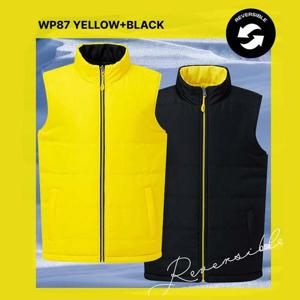 [유투][루페코리아] 양면 패딩 조끼 아동 성인 경량 패딩조끼 WP87 옐로우블랙