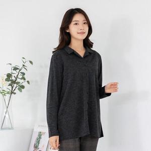 엄마옷 겉기모 브이카라 티셔츠 515BMN038 중년여성/50대/60대/마담/빅사이즈/할머니옷