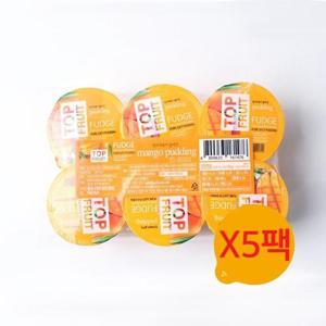 탑후르츠 망고푸딩690g 5팩 115g 30개입