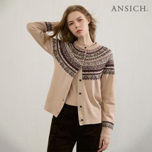 [방송에서만][안지크]25FW 노르딕 가디건 앙상블(베이지)