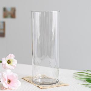 PET 원형 원통 긴 화병 실린더 10x25cm 조화꽃 전용 꽃병 투명 플라스틱 인테리어 장식 소품 오브제