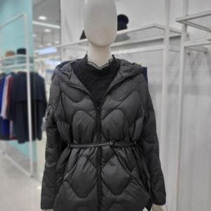 [꼼빠니아]후드 벨티드 덕다운 패딩 CAEW0-WIH900-450_JK