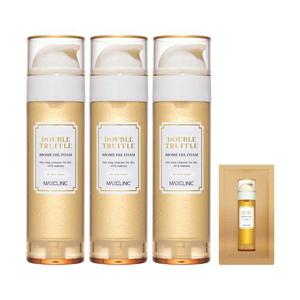 [맥스클리닉][홈쇼핑 최신상] 맥스클리닉 오일 폼 클렌징 더블 트러플 바이옴 110g 3개+샘플