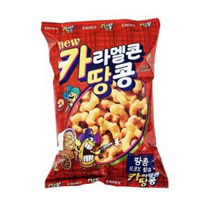 [새벽배송][우리가락]카라멜콘과땅콩 125g