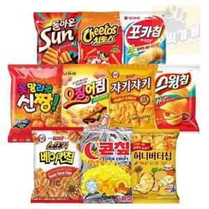 갤러리아_브랜드별 인기과자 10종 묶음세트