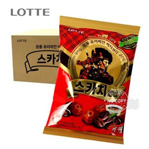 롯데 박스 스카치커피 157g 20입 캔디 사탕