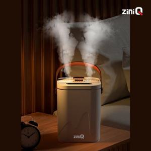 지니큐 무선 대용량 LED 무드등 듀얼 미스트가습기 탁상 사무실 차량용 ZQ-HM1800D