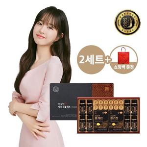 [2세트][농협홍삼 한삼인] 홍삼대보 선물세트 3호+쇼핑백 / 환,파우치,앰플 구성