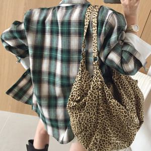 아이미마인 / 체크모드 배색 포켓 남방 (4color)