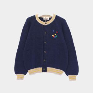 보보쇼즈 펀 페이스 랑룬드 넥 여아 가디건 B225FC014 411