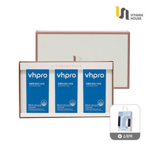 [비타민하우스]  관절엔 MSM 100% 3병(6개월분) 선물세트+쇼핑백 1개