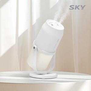 ★거치대Set★ 스카이 스윙 각도조절 무드등 미니 무선 가습기 탁상용 MH20