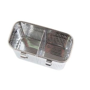 주방 식기 가정용 다용도 스텐 사각 수저통 꽃이 대