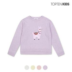 [탑텐키즈][탑텐키즈] 여아 소프트 더블시퀸 스웨터_MKC4ER2901