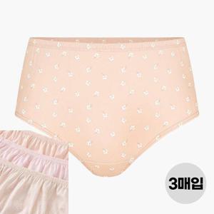 [BYC]BYC 여성면팬티 순면 맥시 삼각 팬티 3매입 세트 엄마 할머니 큰사이즈 선물