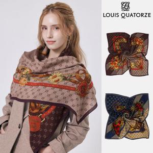 갤러리아_[루이까또즈] 플루즈 울 사각 스카프 1BSS178