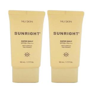 1+1 뉴스킨 선라이트 수퍼 데일리 선크림 혼합자차 SPF50+ (+튜브 스퀴저